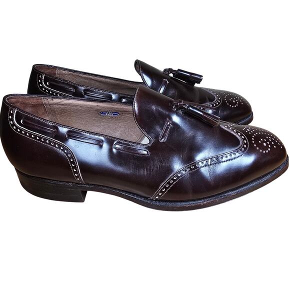 Florsheim Mens Imperial Wingtip 5 Nail Dress Shoes EUC Vintage Sz 10 3E main image 6